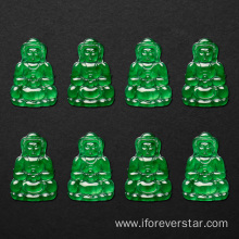 A natural green jadeite